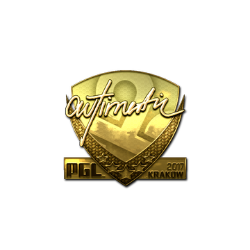 Sticker | autimatic (Gold) | Krakow 2017 image 360x360
