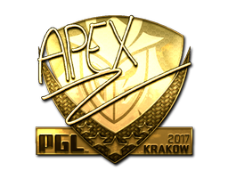 ステッカー | apEX (ゴールド) | Krakow 2017