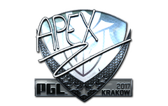 Sticker | apEX (Foil) | Krakow 2017