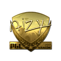 Sticker | aizy (Gold) | Krakow 2017 image 120x120