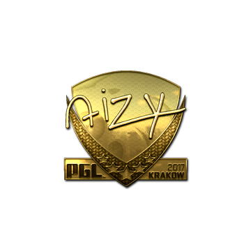 Sticker | aizy (Gold) | Krakow 2017 image 360x360