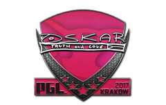 Sticker | oskar | Krakow 2017