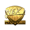 Sticker | nex (Gold) | Krakow 2017 image 120x120