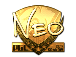 Klistermærke | NEO (Guld) | Krakow 2017