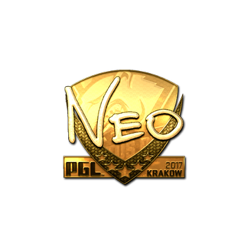 Sticker | NEO (Gold) | Krakow 2017 image 360x360