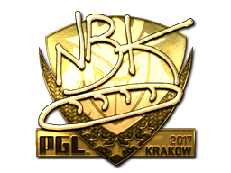 Klistermærke | NBK- (Guld) | Krakow 2017