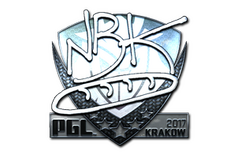 Sticker | NBK- (Foil) | Krakow 2017