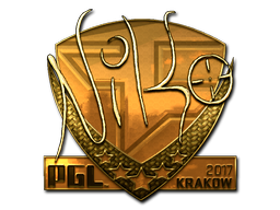 Стикер | NiKo (златен) | Krakow 2017