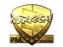 สติกเกอร์ | markeloff (ทอง) | Krakow 2017