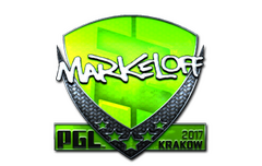 Sticker | markeloff (Foil) | Krakow 2017