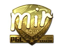 Autocolante | mir (Gold) | Krakow 2017