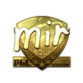 Sticker | mir (Gold) | Krakow 2017 image 120x120