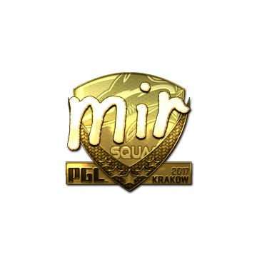 Sticker | mir (Gold) | Krakow 2017 image 360x360