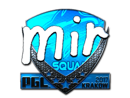 สติกเกอร์ | mir (ฟอยล์) | Krakow 2017