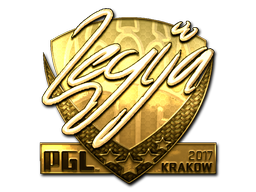 Наклейка | LEGIJA (золотая) | Краков 2017