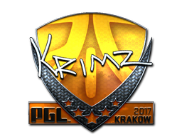 Наліпка | KRIMZ (лискуча) | Краків 2017