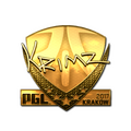 Sticker | KRIMZ (Gold) | Krakow 2017 image 120x120