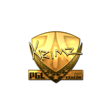Sticker | KRIMZ (Gold) | Krakow 2017 image 360x360