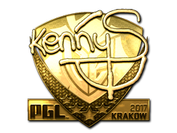 Sticker | kennyS (Gold) | Krakow 2017