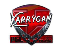 สติกเกอร์ | karrigan (ฟอยล์) | Krakow 2017