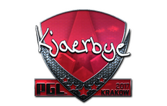 Sticker | Kjaerbye (Foil) | Krakow 2017