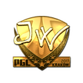 Sticker | JW (Gold) | Krakow 2017 image 120x120