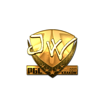 Sticker | JW (Gold) | Krakow 2017 image 360x360