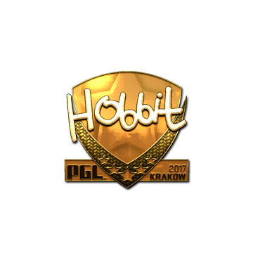 Sticker | Hobbit (Gold) | Krakow 2017 image 360x360