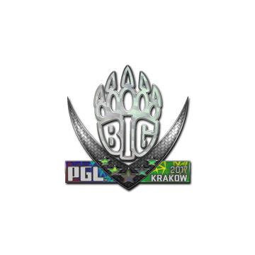 Sticker | BIG (Holo) | Krakow 2017 image 360x360