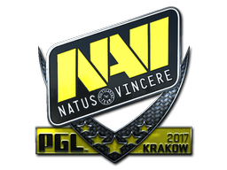 Наклейка | Natus Vincere (металлическая) | Краков-2017