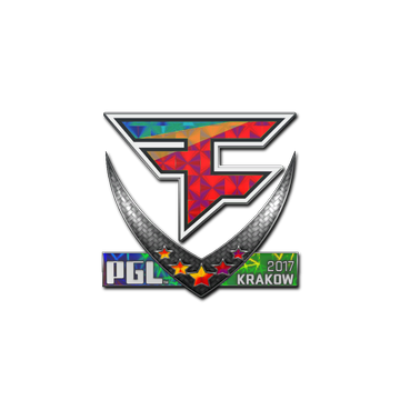 Sticker | FaZe Clan (Holo) | Krakow 2017 image 360x360