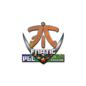 Sticker | Fnatic (Holo) | Krakow 2017 image 360x360