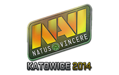 Sticker | Natus Vincere (Holo) | Katowice 2014