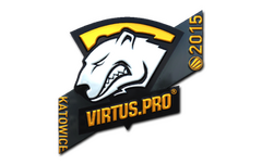 Sticker | Virtus.pro (Foil) | Katowice 2015