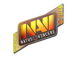 Наклейка | Natus Vincere (голографическая) | Катовице 2015