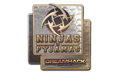 Sticker | Ninjas in Pyjamas (Holo) | DreamHack 2014