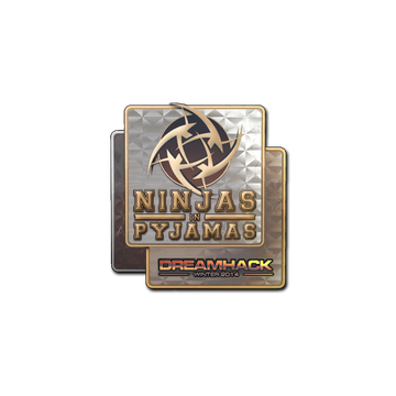 Sticker | Ninjas in Pyjamas (Holo) | DreamHack 2014 image 360x360