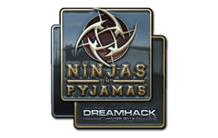 Sticker | Ninjas in Pyjamas (Foil) | DreamHack 2014