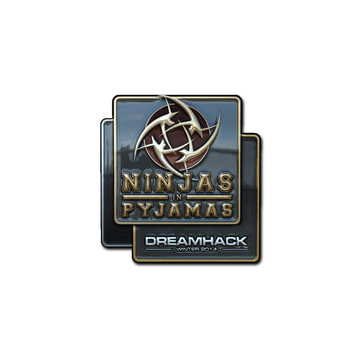 Sticker | Ninjas in Pyjamas (Foil) | DreamHack 2014 image 360x360