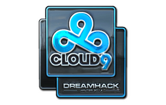 Sticker | Cloud9 (Foil) | DreamHack 2014