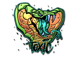 Klistremerke | Toxic (folie)