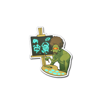 Sticker | Vortigaunt the Painter image 360x360