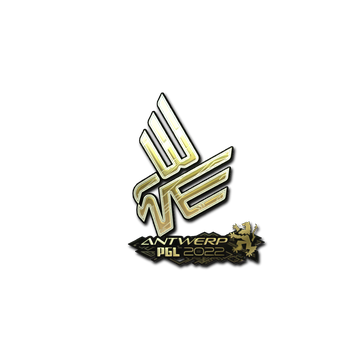 Sticker | Bad News Eagles (Gold) | Antwerp 2022 image 360x360
