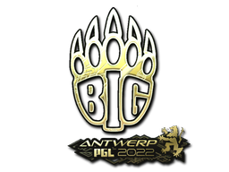 貼紙 | BIG（黃金）| Antwerp 2022