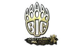 Sticker | BIG (Gold) | Antwerp 2022