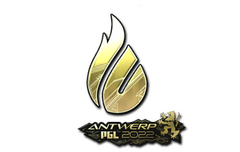 Sticker | Copenhagen Flames (Gold) | Antwerp 2022