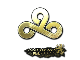 Aufkleber | Cloud9 (Gold) | Antwerpen 2022