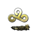 Sticker | Cloud9 (Gold) | Antwerp 2022 image 120x120