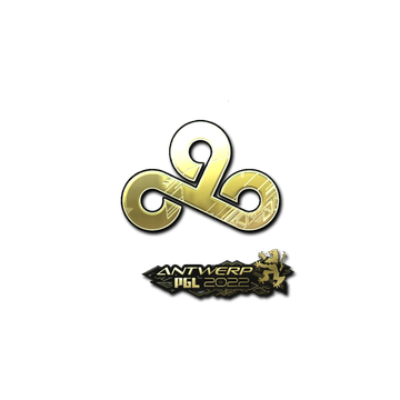 Sticker | Cloud9 (Gold) | Antwerp 2022 image 360x360