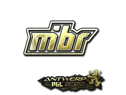 Aufkleber | MIBR (Gold) | Antwerpen 2022